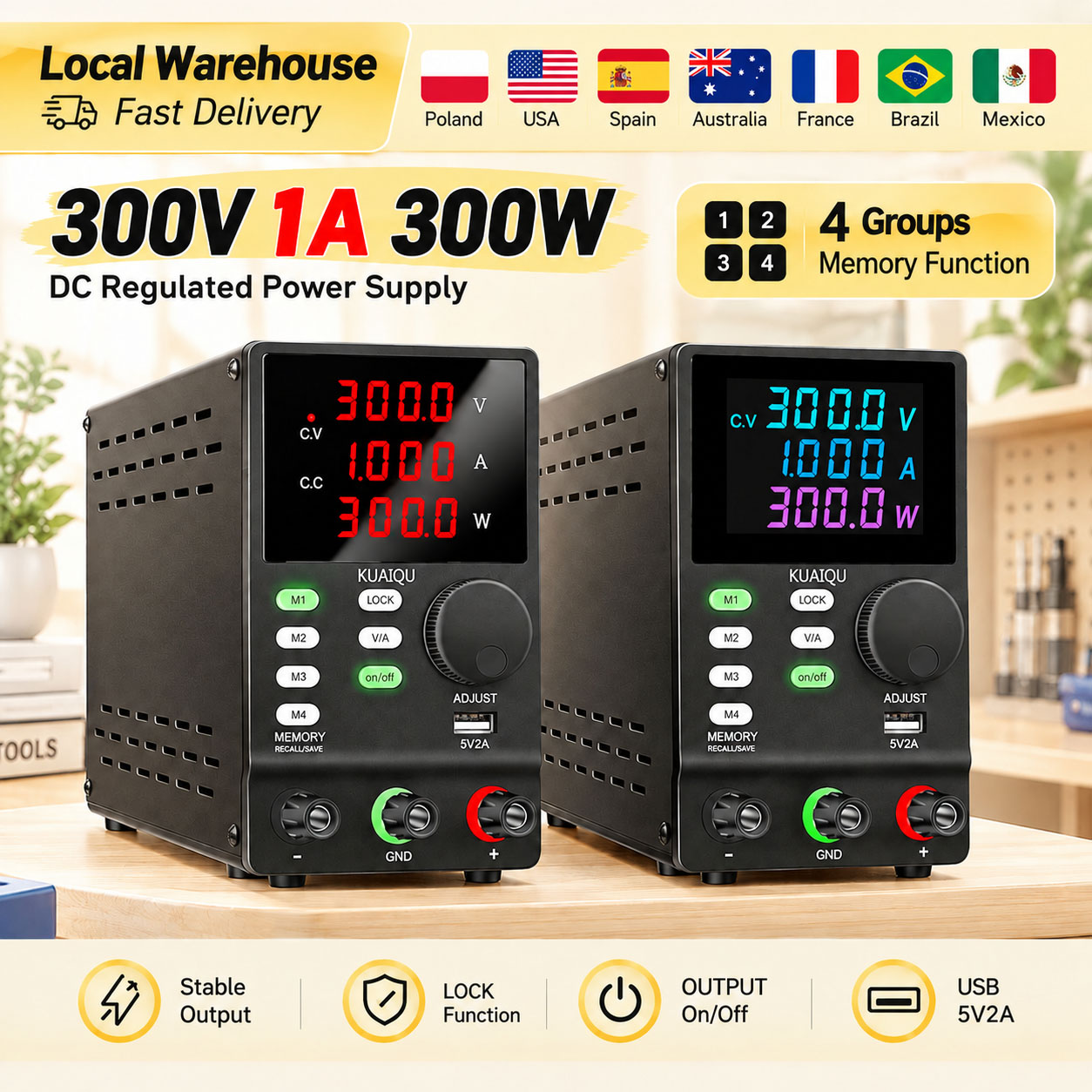 KUAIQU 300V 1A 300W DC-Netztei – Switching Dc Power Supply 300V 1A Bewertung und Preis